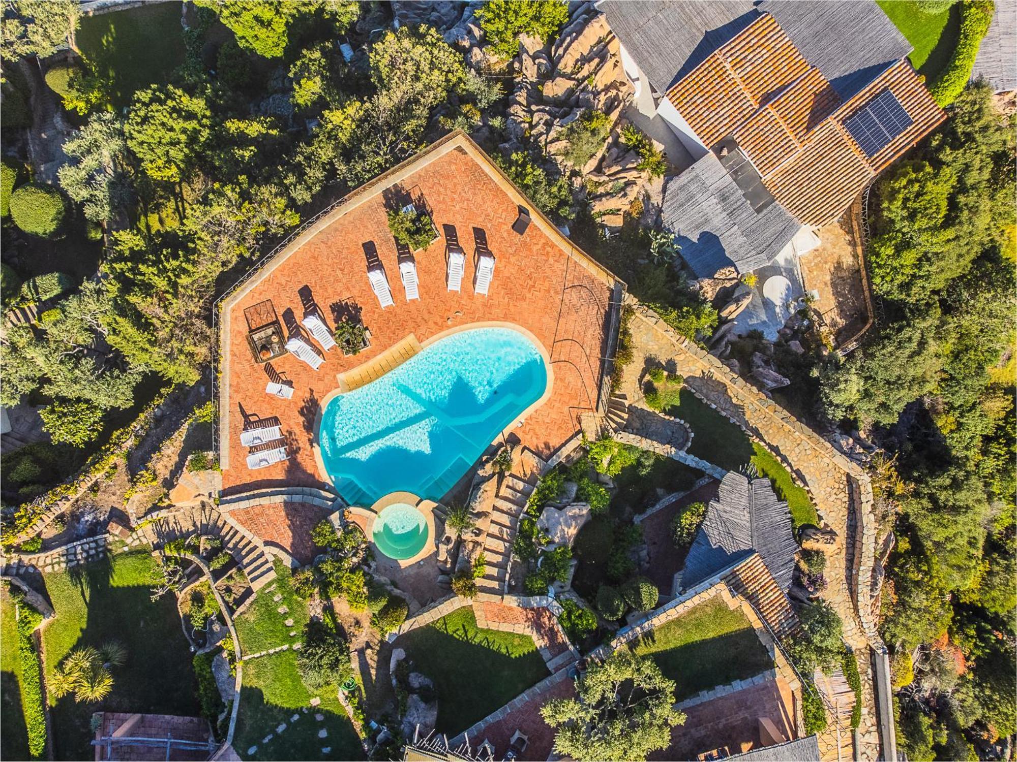 פורטו צ'רבו Sardinia Family Villas - Villa Carmen With Sea View And Pool מראה חיצוני תמונה
